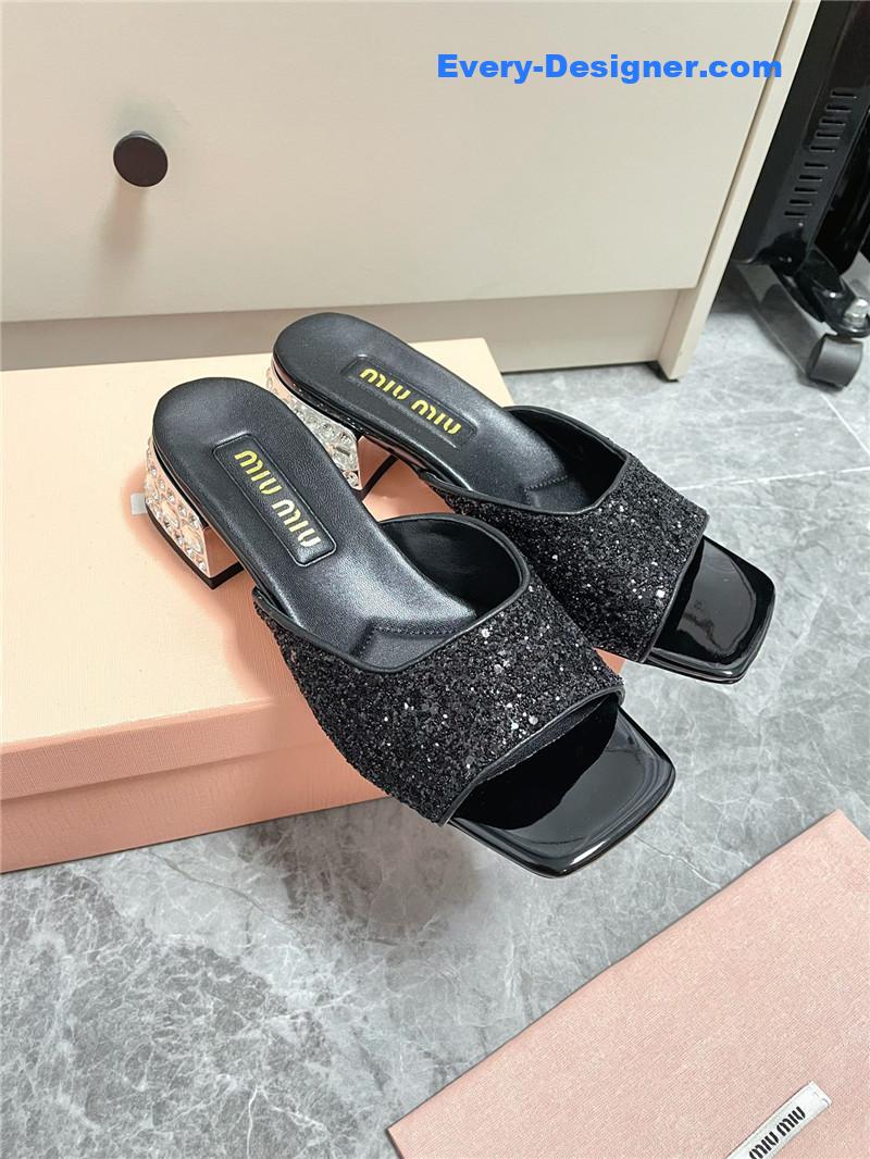 M1um1u new crystal slippers