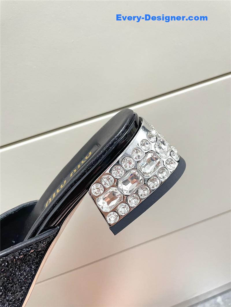 M1um1u new crystal slippers