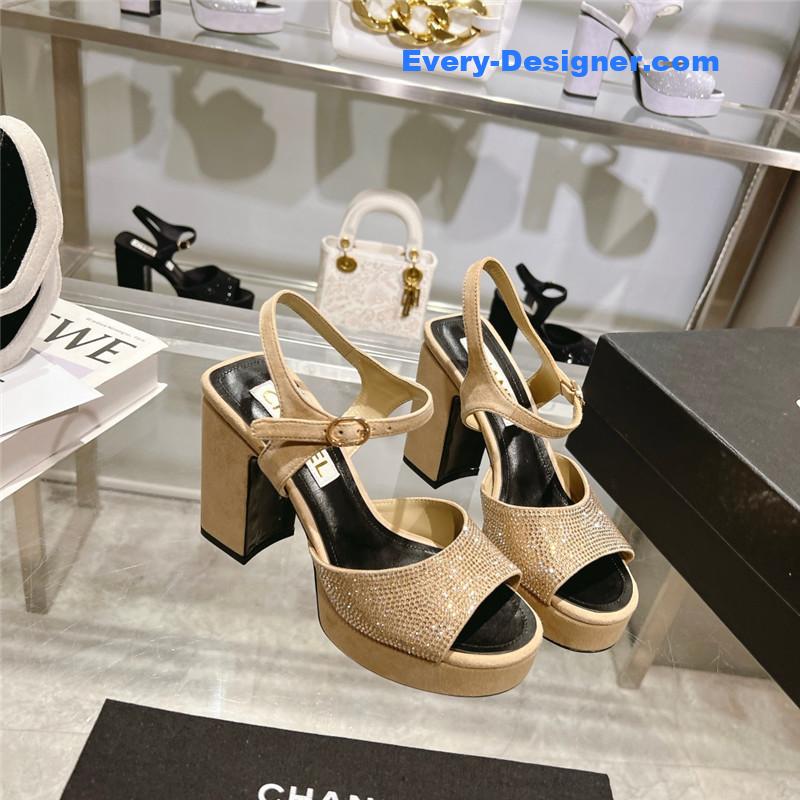 CC summer platform chunky heel sandals