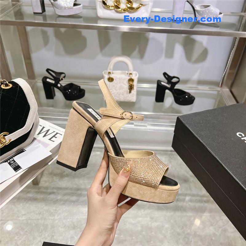 CC summer platform chunky heel sandals