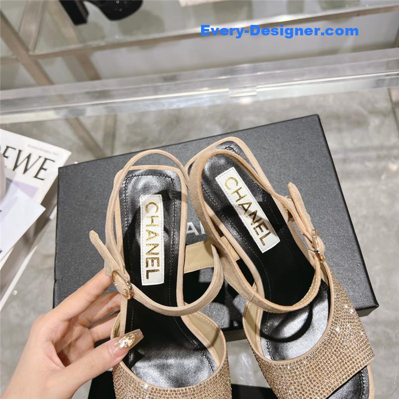 CC summer platform chunky heel sandals