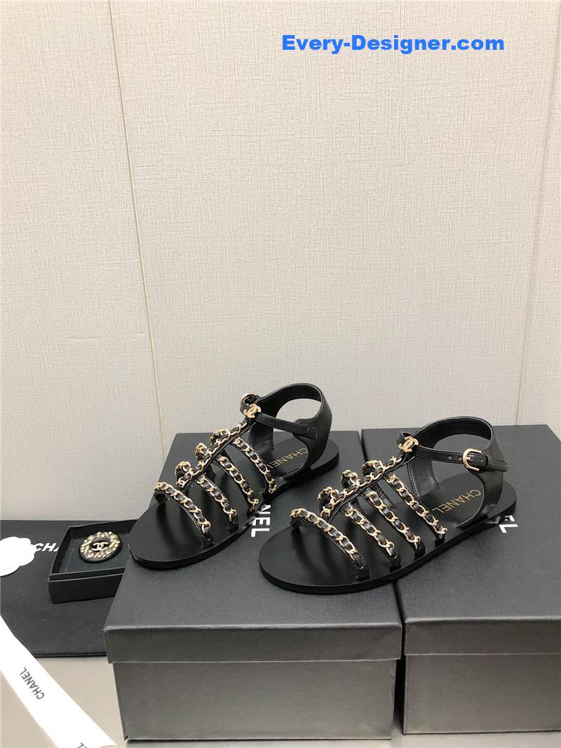 Chanel chain sandals