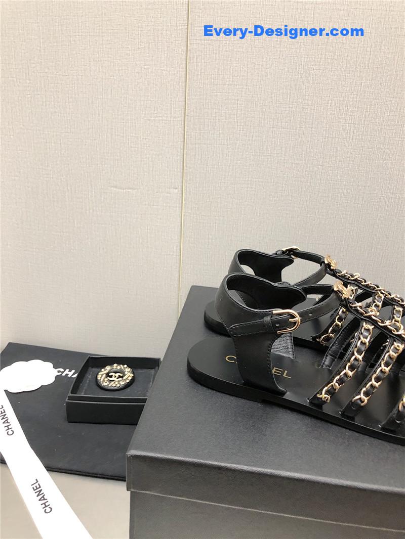 Ch**el chain sandals