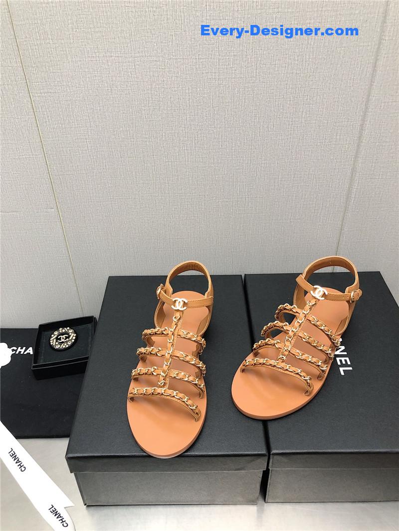 CC chain sandals
