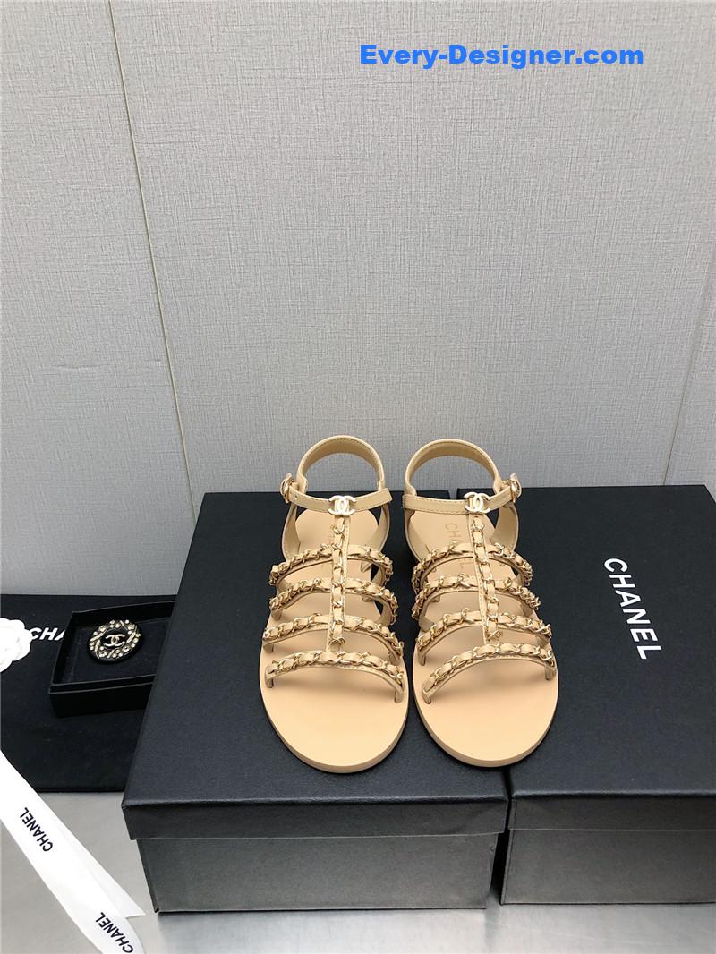 CC chain sandals