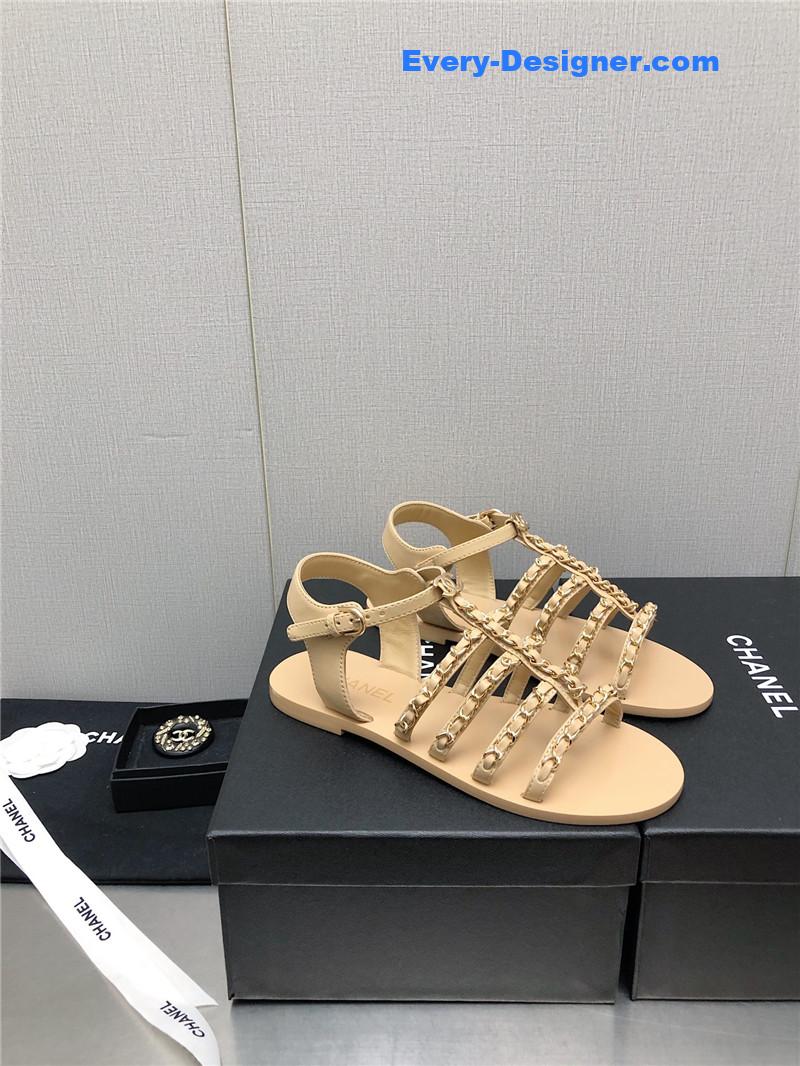 CC chain sandals