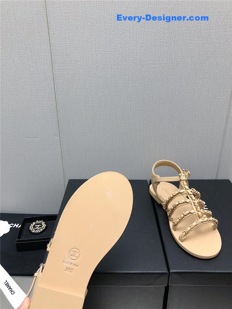 CC chain sandals