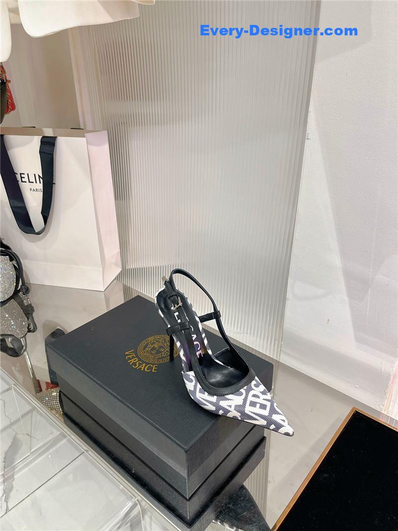 Versace trendy simple high-heeled sandals