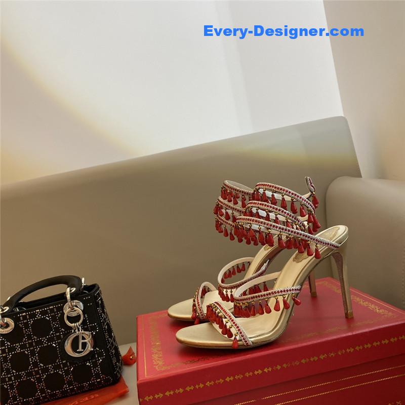 Classic snake wrap sandals