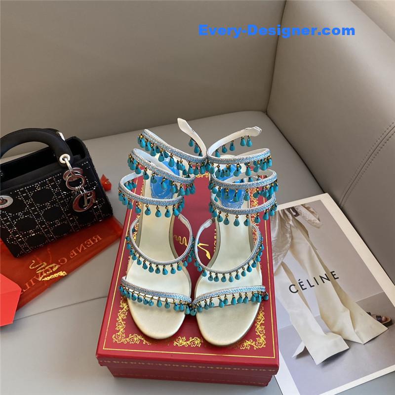 Classic snake wrap sandals