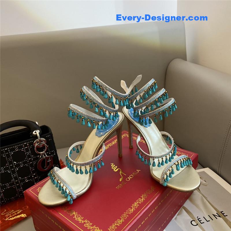 Classic snake wrap sandals