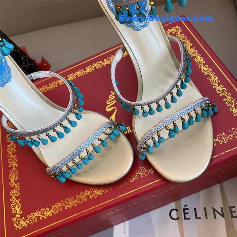 Classic snake wrap sandals