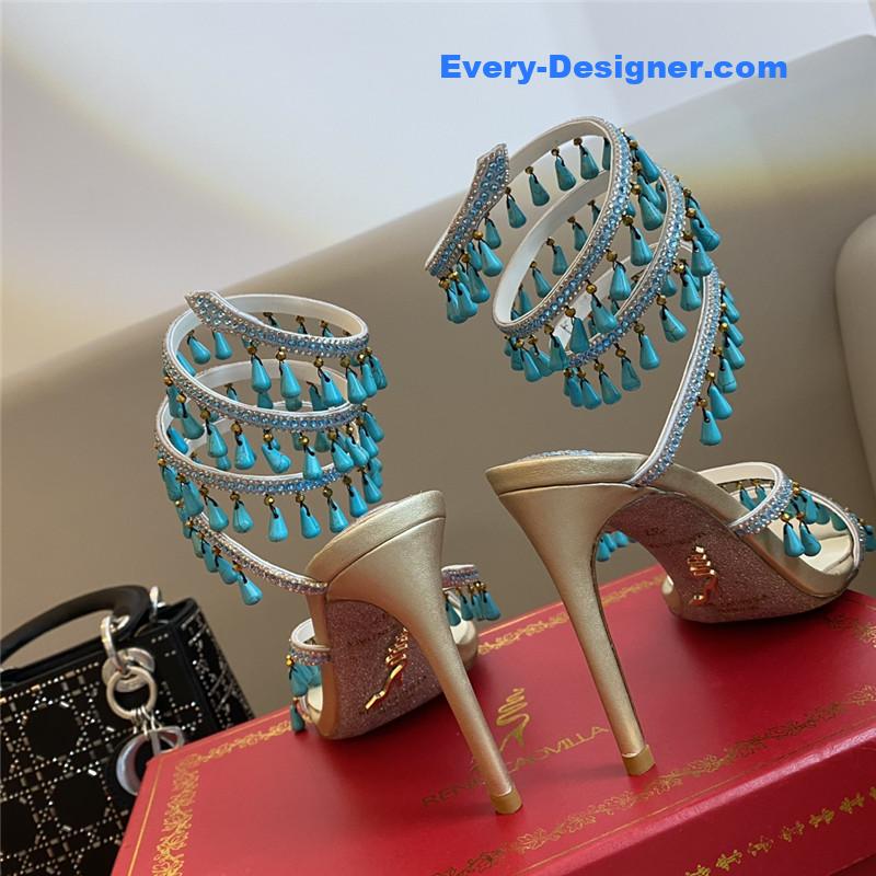 Classic snake wrap sandals