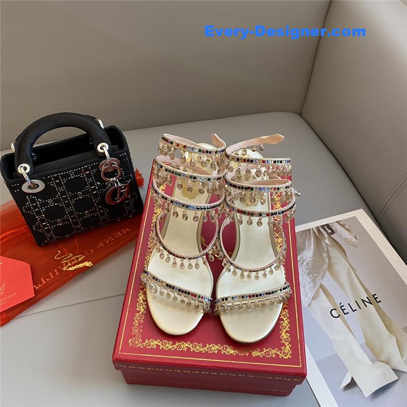 Classic snake wrap sandals