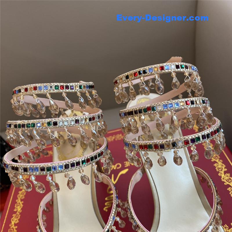 Classic snake wrap sandals