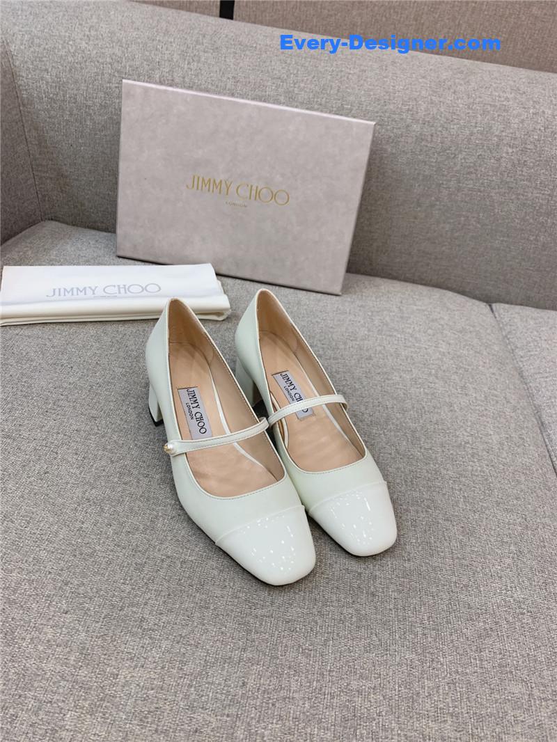 J1m*y Ch00 new thick heel mary jane shoes