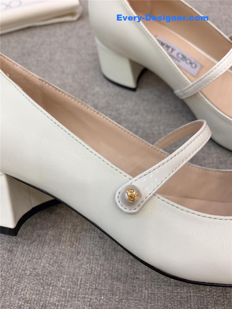 J1m*y Ch00 new thick heel mary jane shoes
