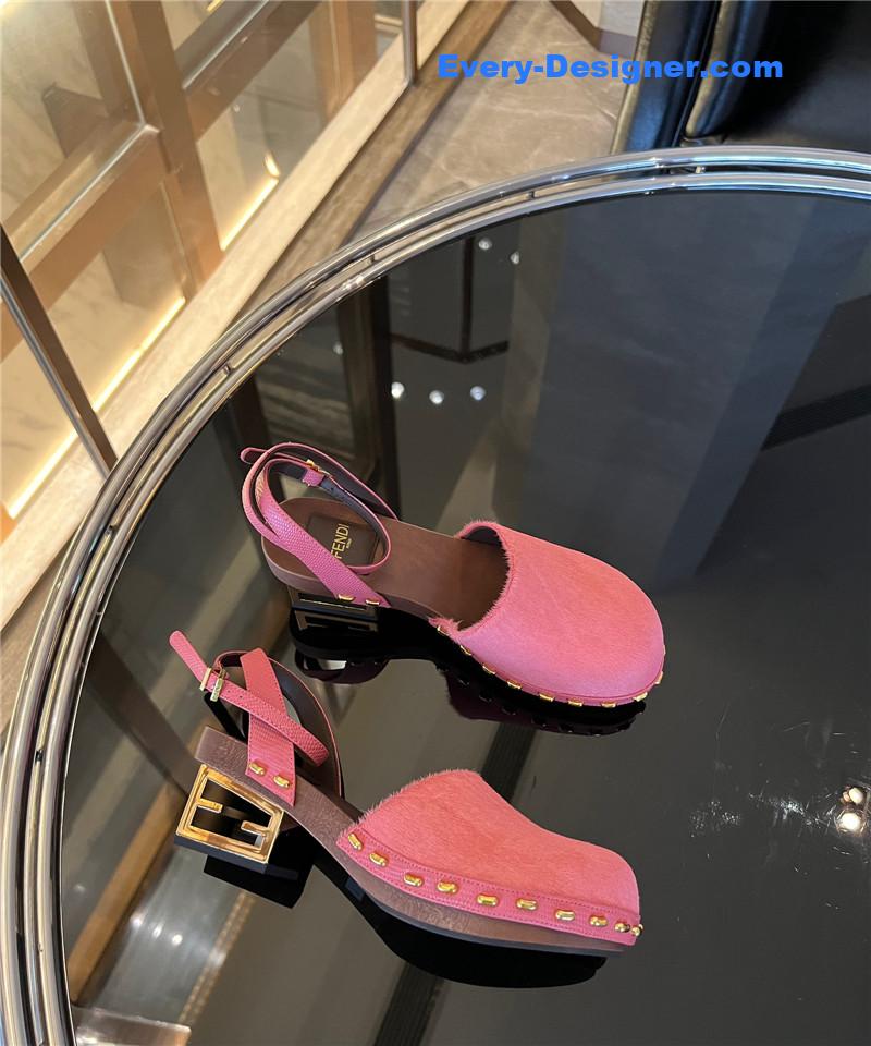 fendi classic clogs