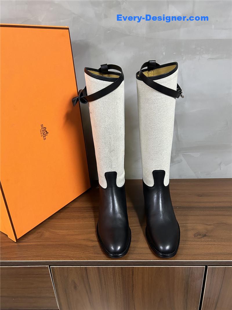 Hermes autumn and winter new classic long boots