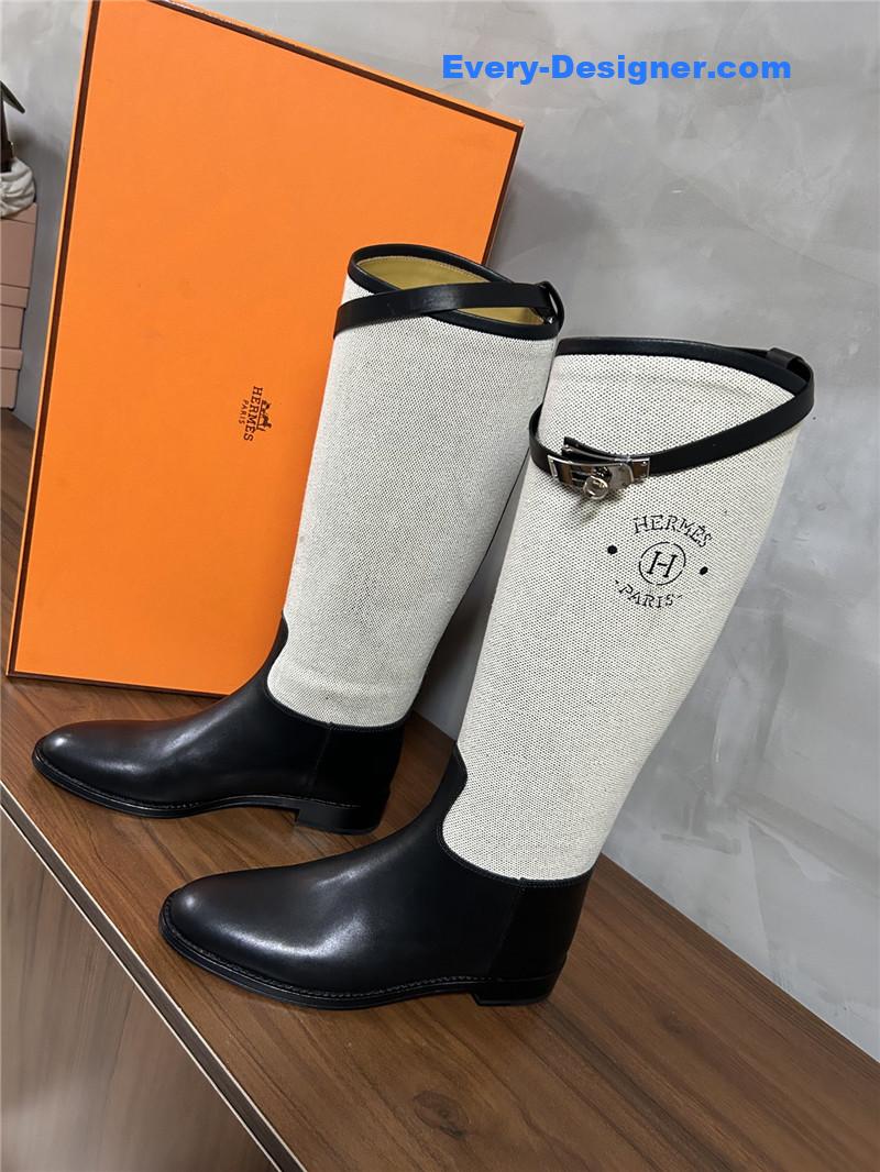 Hermes autumn and winter new classic long boots