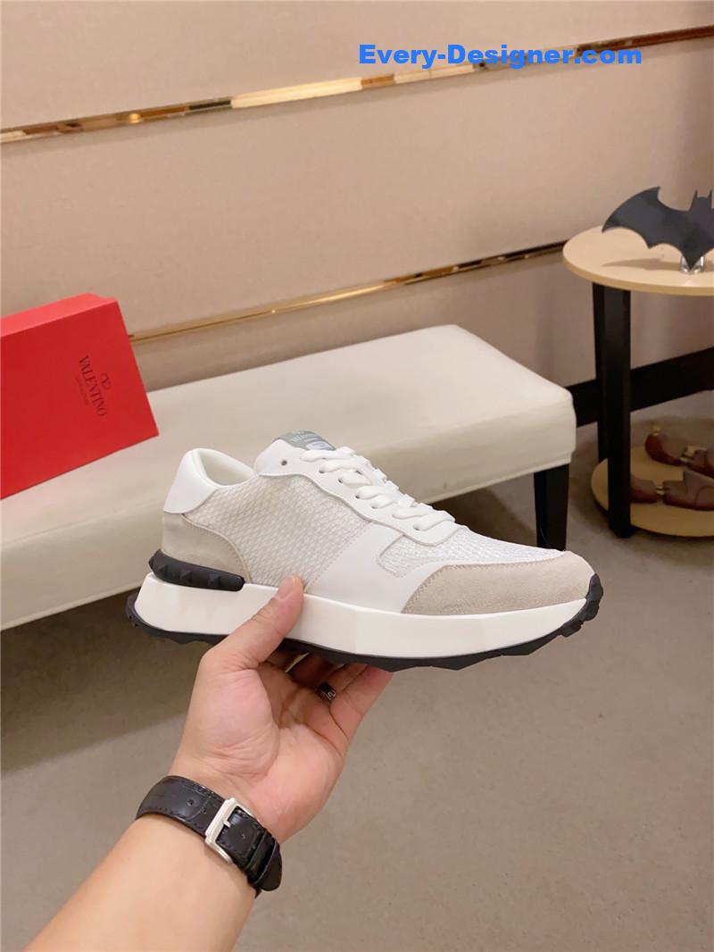 Va1e*ntin0 multi-element color-block casual sneakers