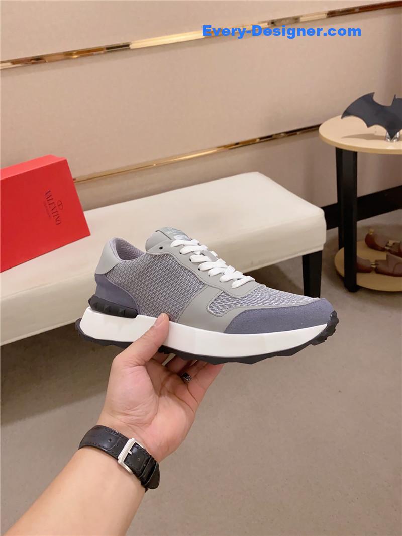valentino multi-element color-block casual sneakers
