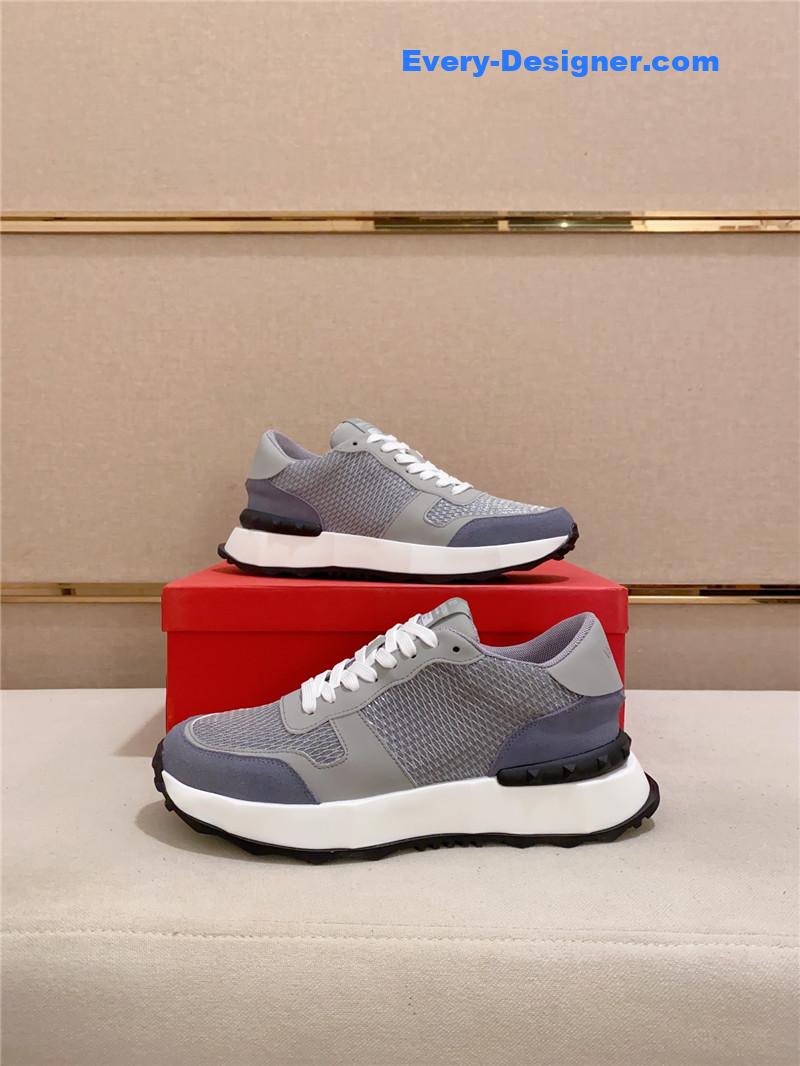 valentino multi-element color-block casual sneakers