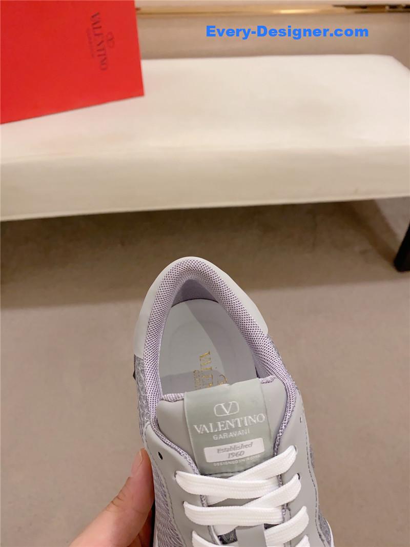 valentino multi-element color-block casual sneakers