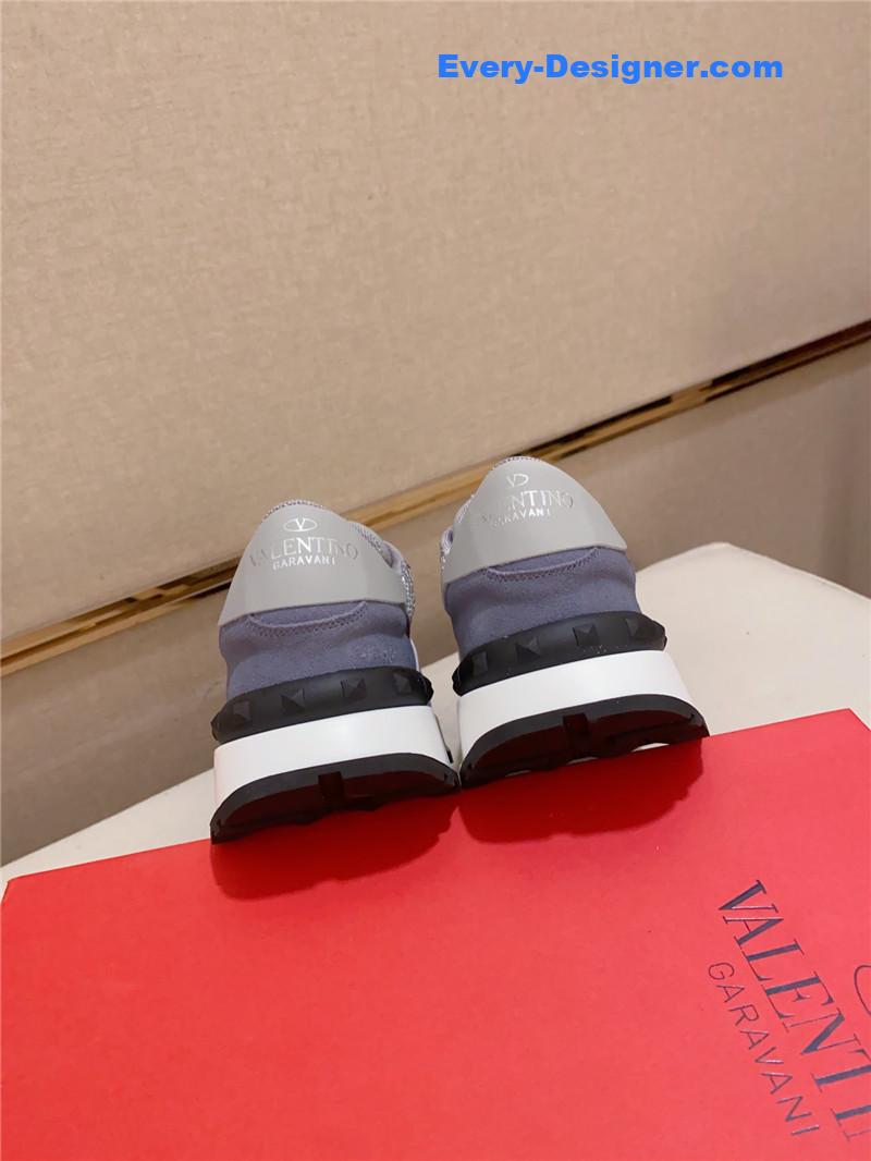 valentino multi-element color-block casual sneakers