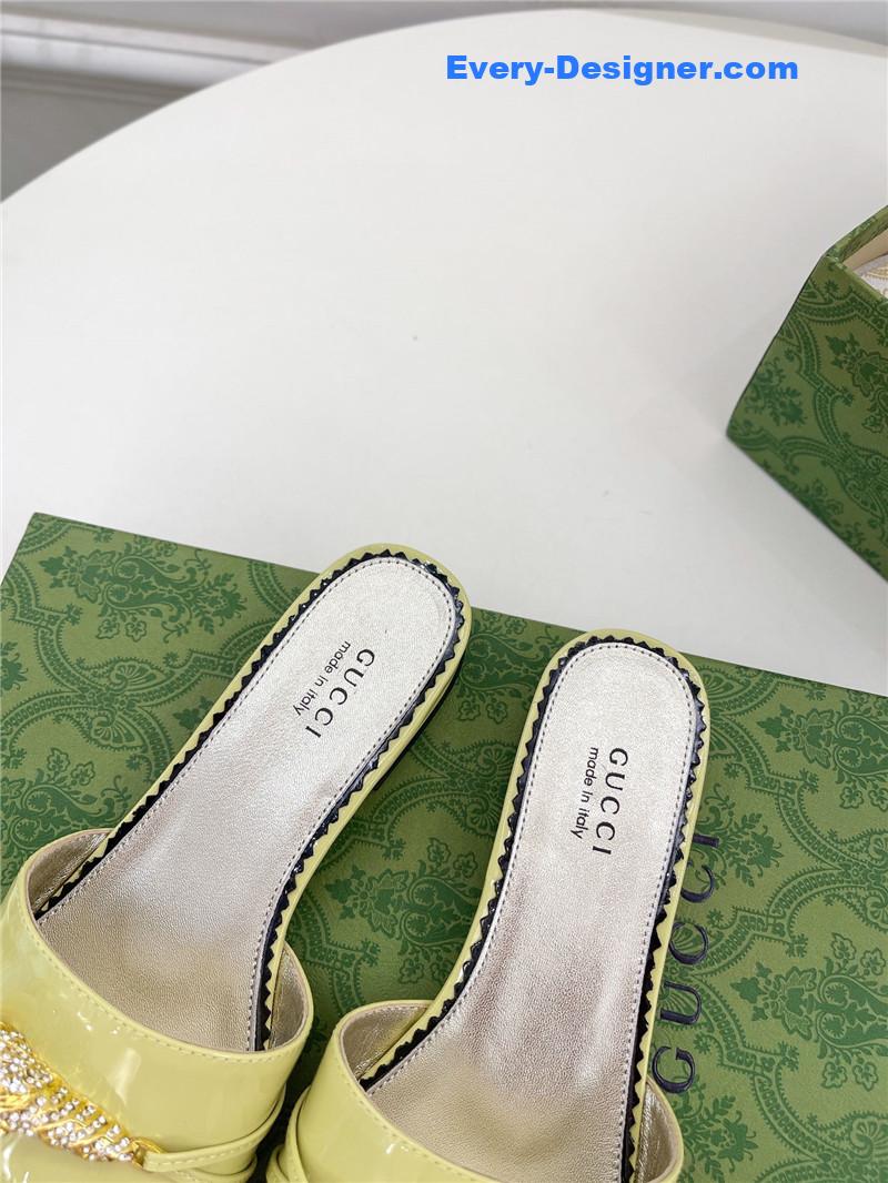 Gvc*1 new metal snake head slippers