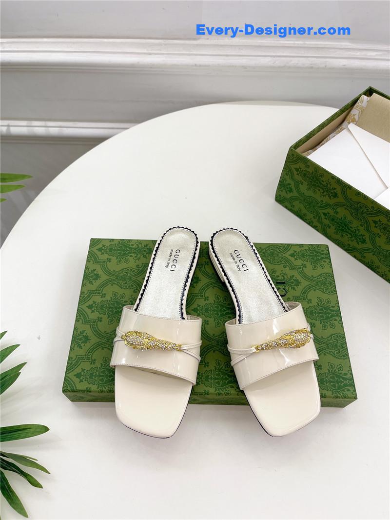 Gvc*1 new metal snake head slippers