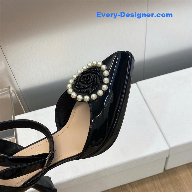 D10r new circle with pointed toe high heels women’s shoes