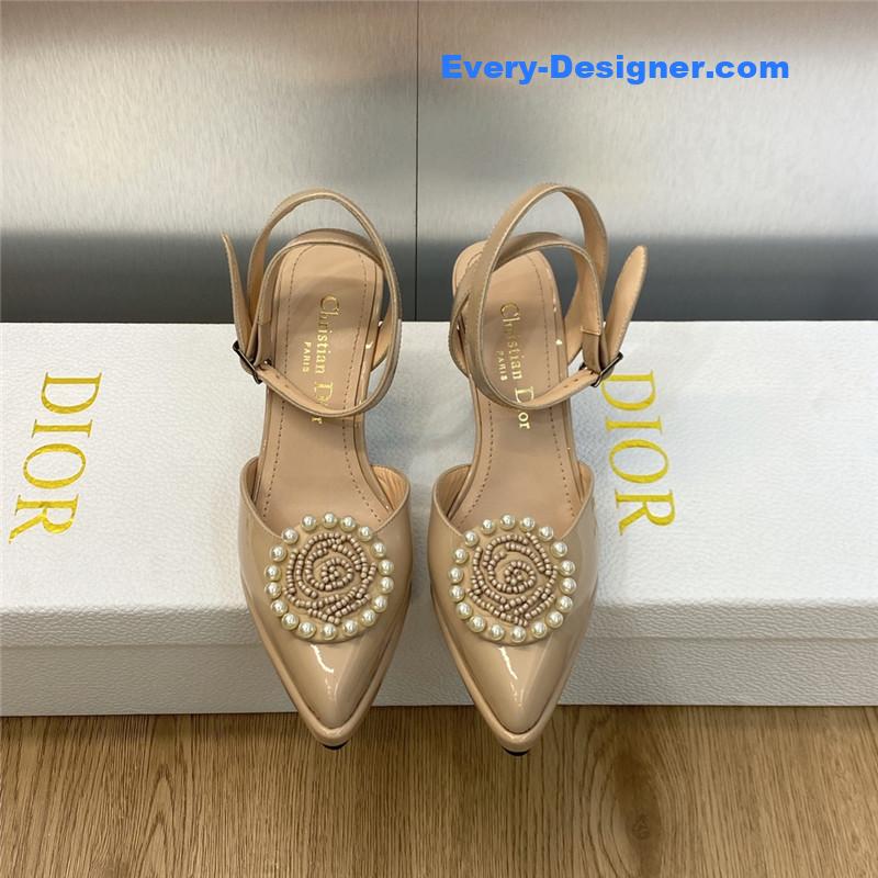D10r new circle with pointed toe high heels women’s shoes