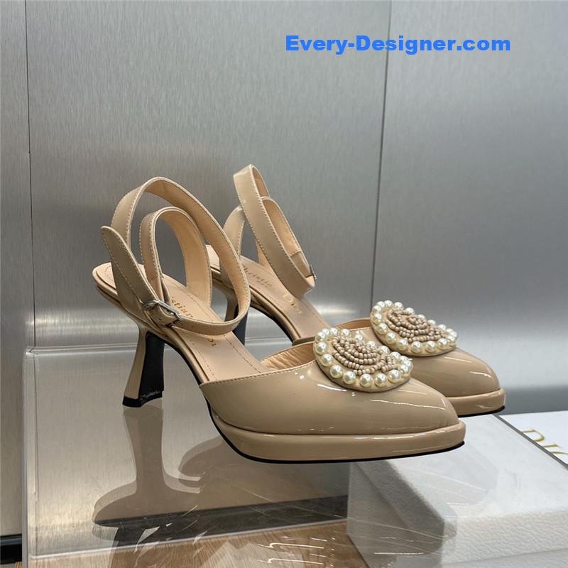 D10r new circle with pointed toe high heels women’s shoes