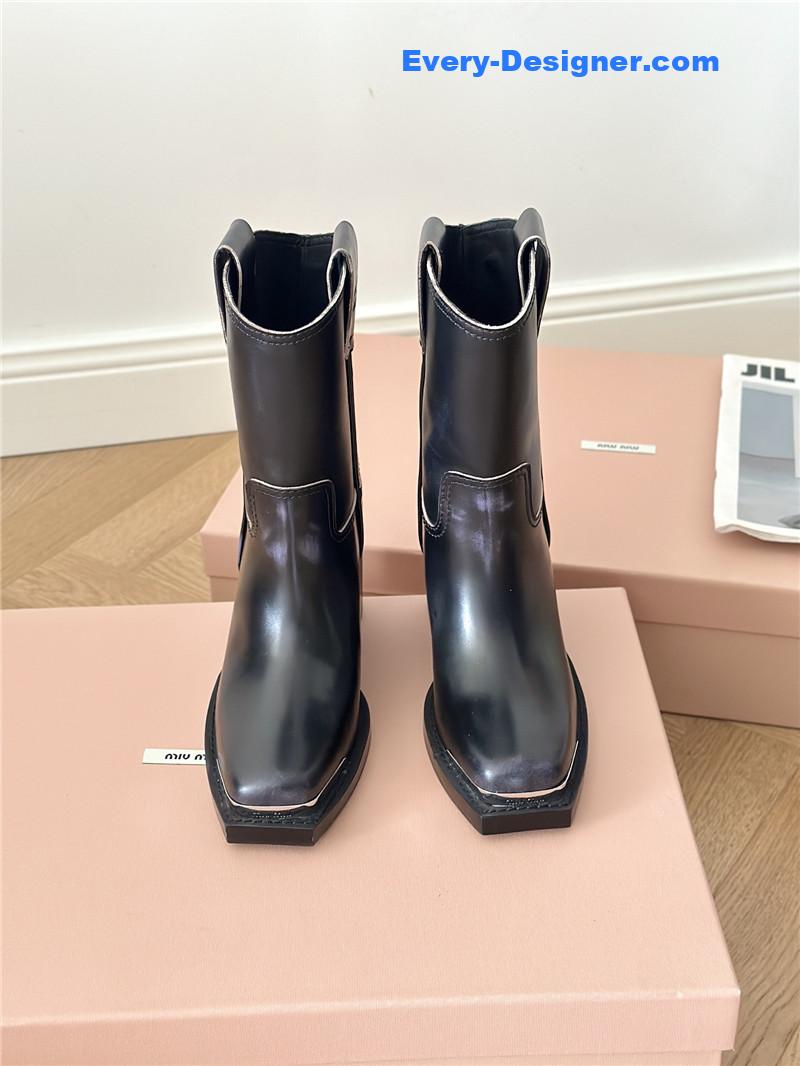 miumiu new western cowboy boots knight boots