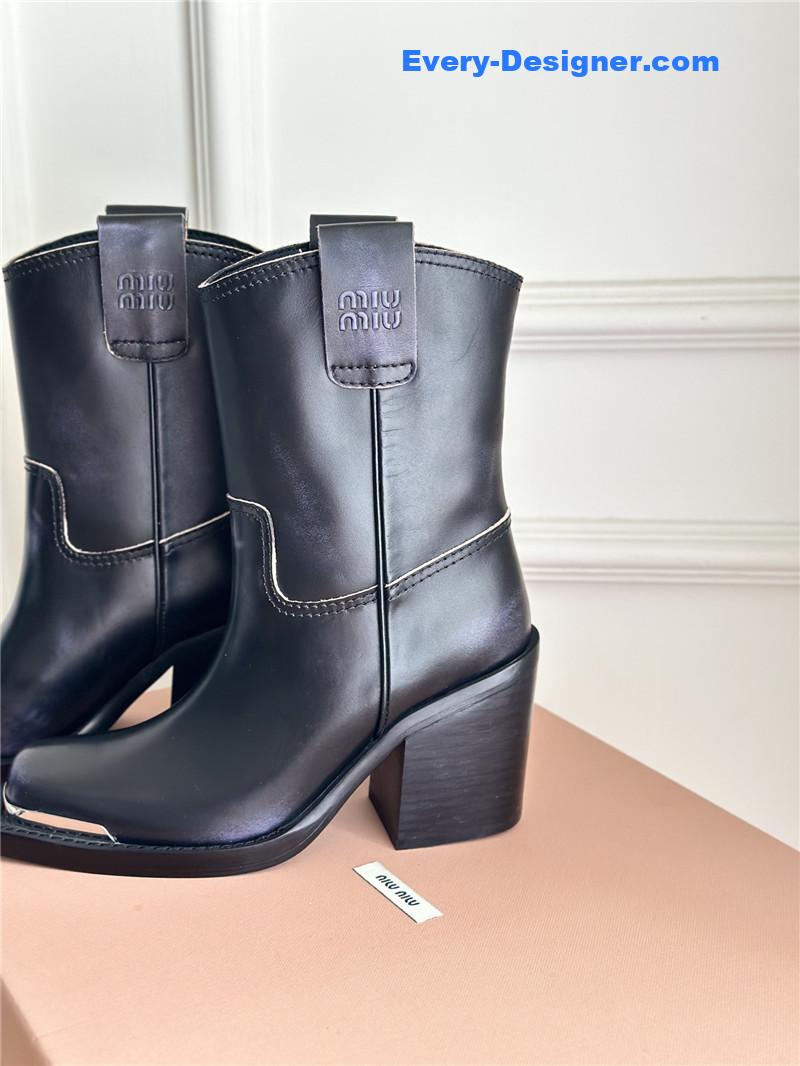 miumiu new western cowboy boots knight boots