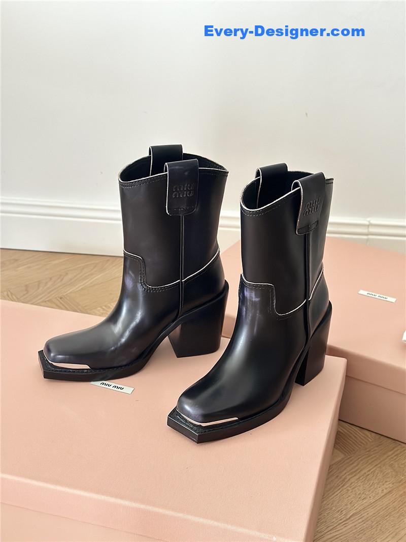 miumiu new western cowboy boots knight boots