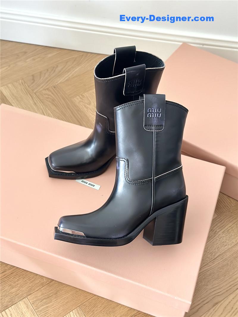 miumiu new western cowboy boots knight boots