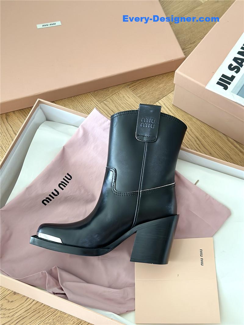 miumiu new western cowboy boots knight boots