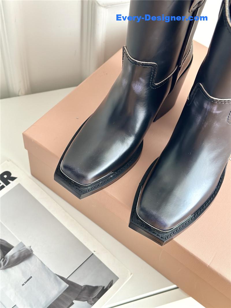 miumiu new western cowboy boots knight boots
