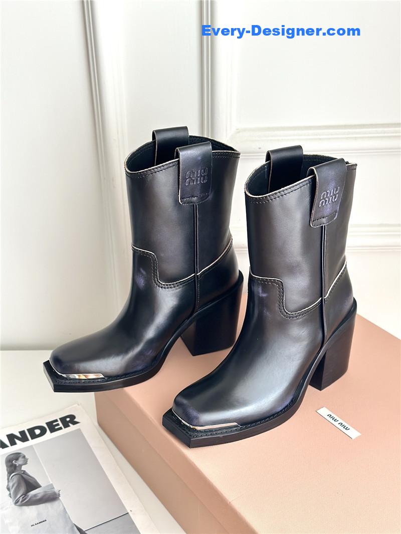 miumiu new western cowboy boots knight boots