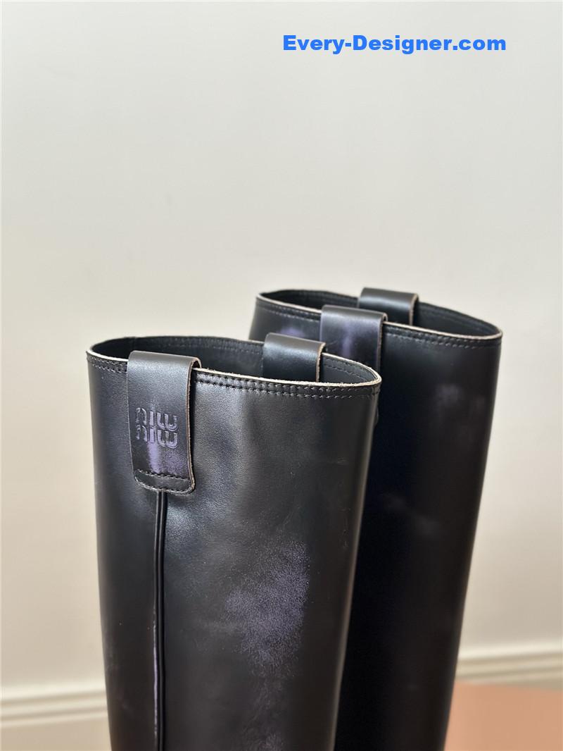 miumiu new western cowboy boots knight boots