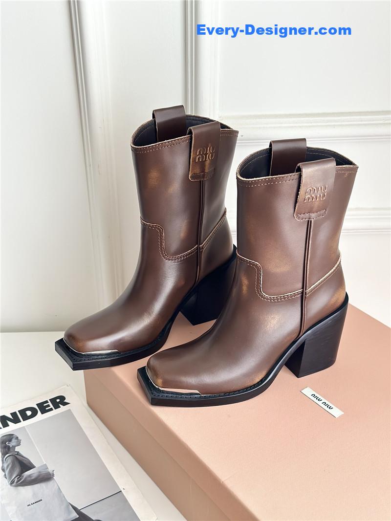 miumiu new western cowboy boots knight boots