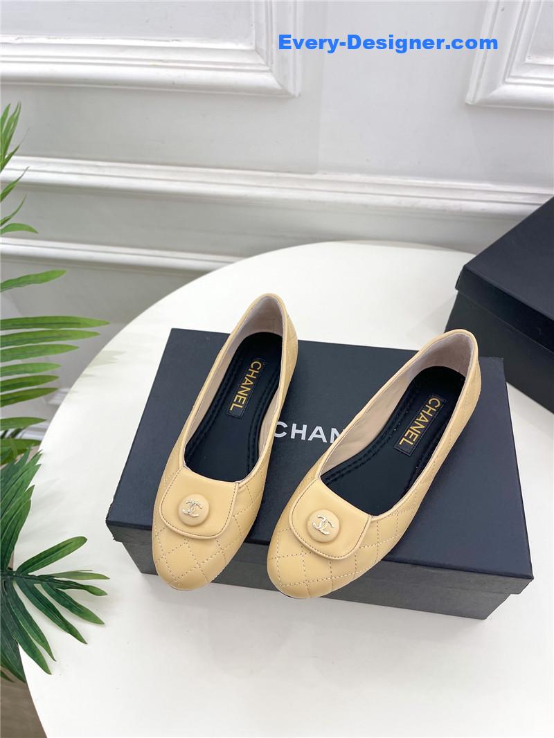 CC counter catwalk style ribbed flat shoes