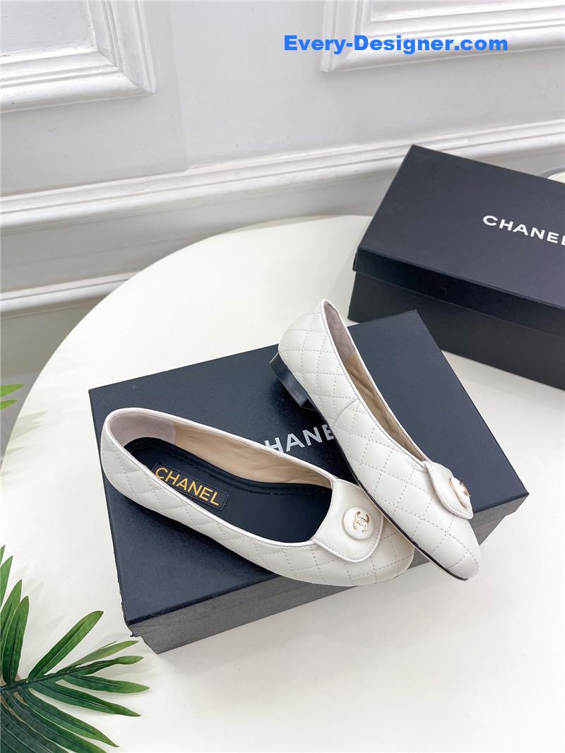 CC counter catwalk style ribbed flat shoes