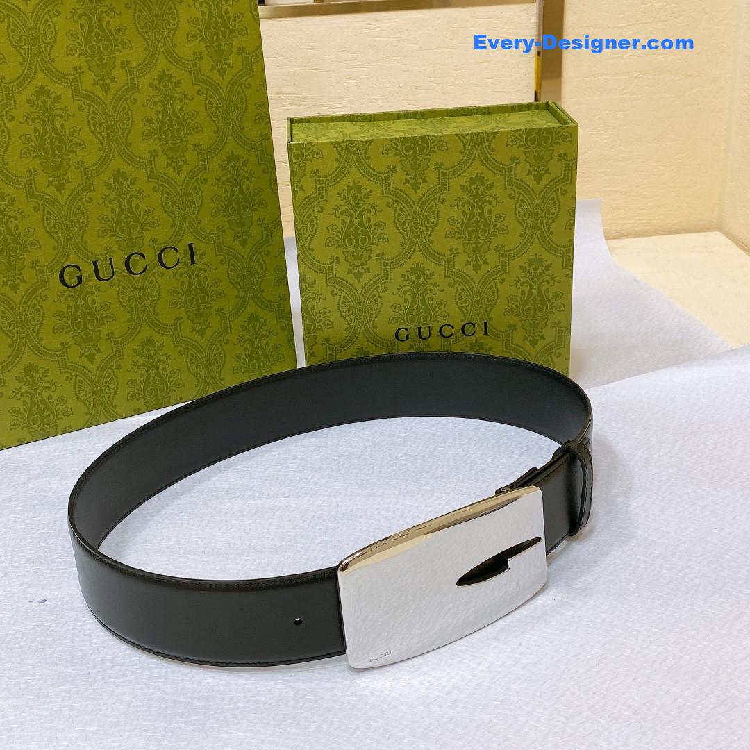 Gucci vintage letter G buckle wide belt