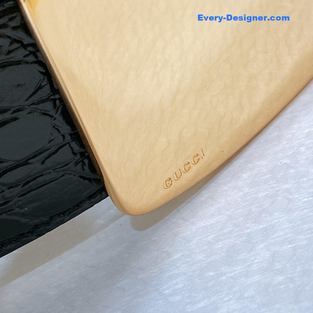 Gucci vintage letter G buckle wide belt