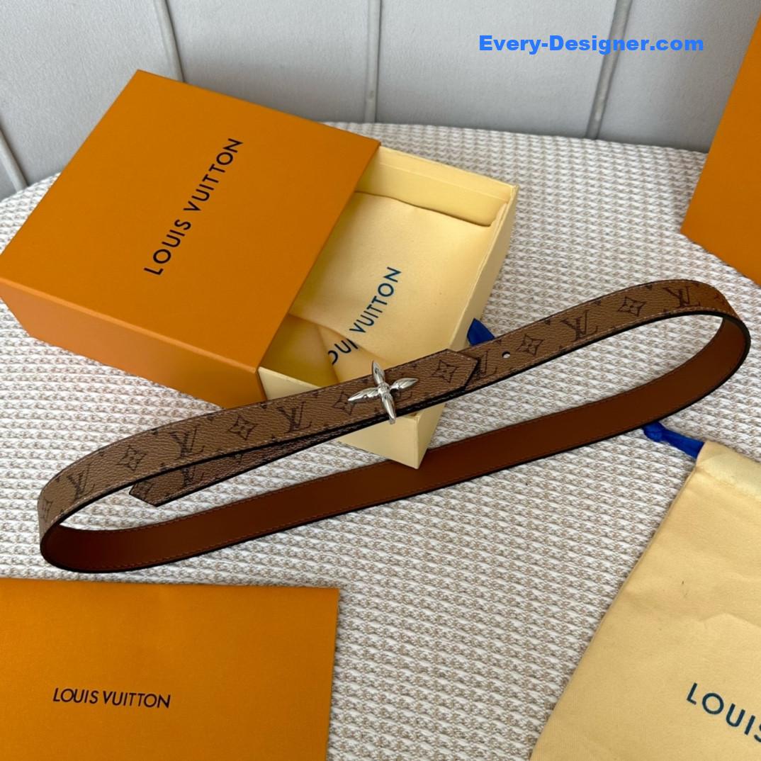 louis vuitton LV reversible women’s original single belt