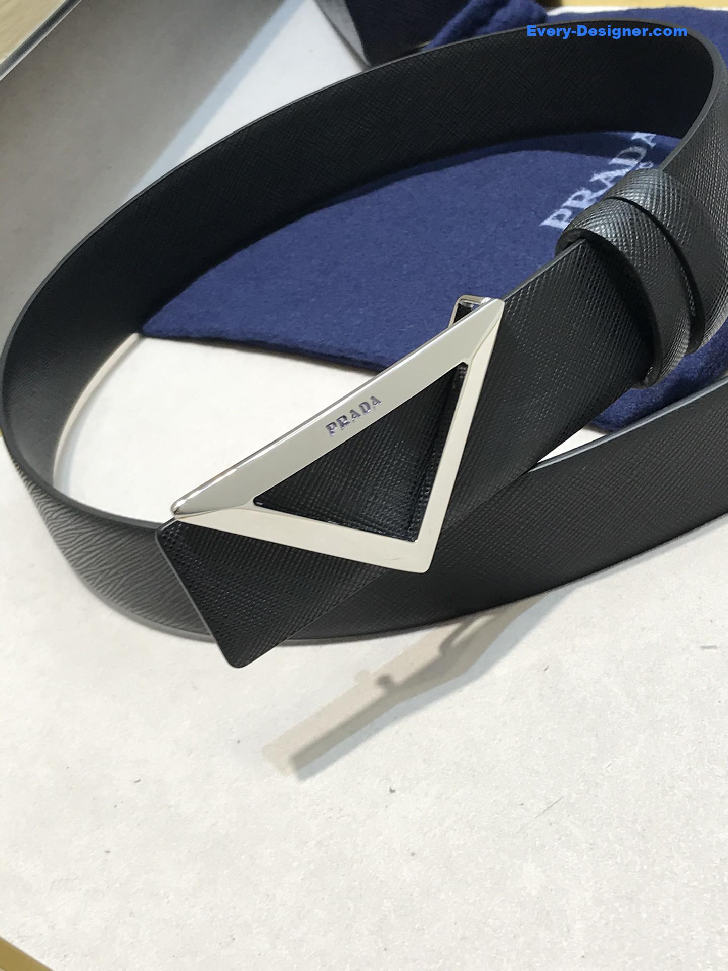 prada saffiano leather belt