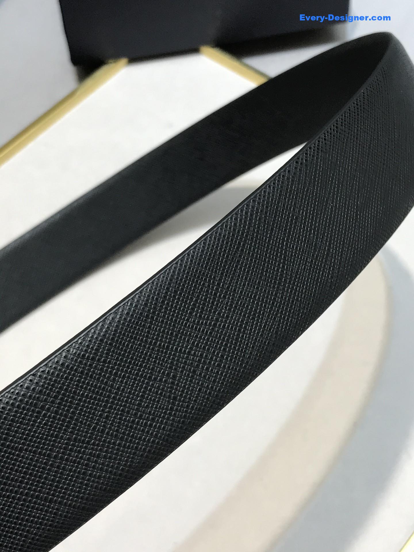 prada saffiano leather belt